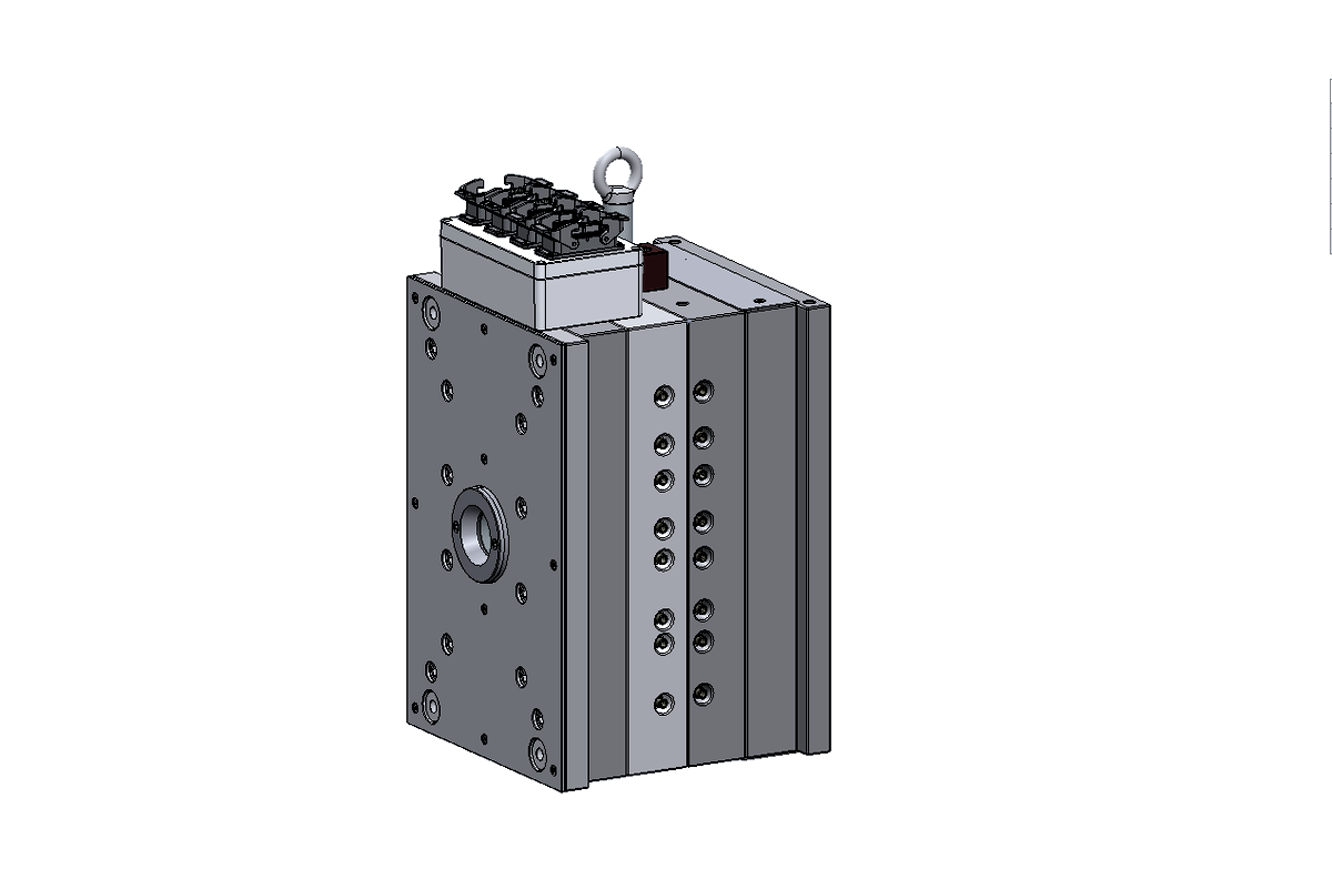 Molde 4+4 cavidades BEARING PLATE cerrado